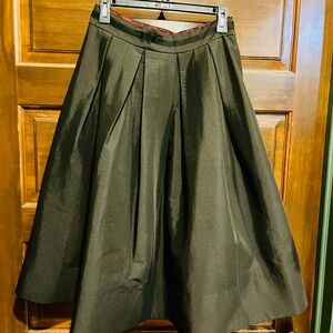 White House Black Market Black Midi Skirt